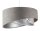 Pendelleuchte Stoffschirm Ø 50 cm Grau Beige Silber E27