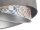Pendelleuchte Stoffschirm Ø 50 cm Grau Beige Silber E27