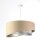 Hängeleuchte rund D: 50 cm E27 Stoff Velours Optik Modern KARIM