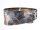 Pendelleuchte Grau Gold E27 rund D: 50 cm E27 Stoffschirm