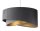 Pendelleuchte rund D: 50 cm Grau Gold E27 Stoffschirm