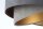 Pendelleuchte rund D: 50 cm Grau Gold E27 Stoffschirm