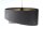 Pendelleuchte rund D: 50 cm Grau Gold E27 Stoffschirm