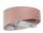 Hängeleuchte D: 50 cm E27 Rosa Hellblau Stoff Velours Optik