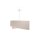 Hängeleuchte Leinen E27 rund D: 50 cm Modern Beige Kupfer