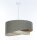Hängeleuchte Stoff Grün Beige E27 rund Ø 60 cm Modern