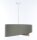 Pendelleuchte E27 Stoffschirm Ø 50 cm Grün Beige verstellbar