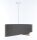 Pendelleuchte E27 rund Ø 40 cm Braun Beige Stoff Modern