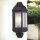 Außenwandlampe IP44 E27 Schwarz Bewegungsmelder H: 36 cm