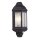 Außenwandlampe IP44 E27 Schwarz Bewegungsmelder H: 36 cm