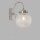Wandleuchte Bad IP44 Glas Metall Chrom E14 Zugschalter