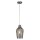 Hängeleuchte Rauchglas E27 Ø 17,5 cm Chrom Grau BRODY