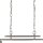 Billardleuchte 2-flammig B: 75 cm in Silber Klar E27