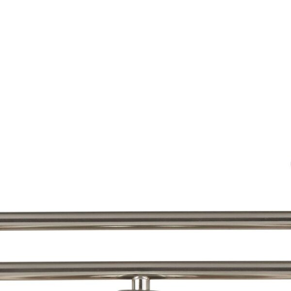 Pendelleuchte Glas Metall B: 99 cm H: max. 1,2 m in Silber