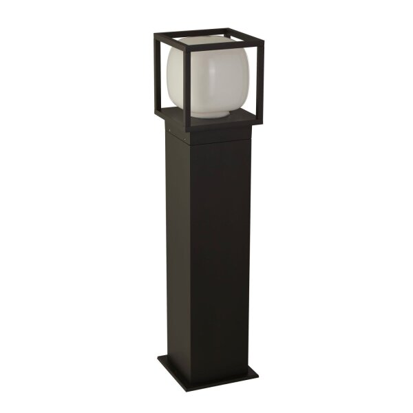LED Pollerleuchte 65 cm IP54 Schwarz Weiß 3000 K 746 lm