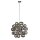 Pendelleuchte Rauchglas Ø 51 cm 27x G9 Grau Chrom CARTER