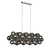 Pendelleuchte groß B: 100 cm 25x G9 Rauchglas...