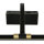 Bilderleuchte LED in Schwarz-Gold Antik 3000 K B: 70 cm lang