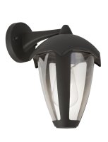 Au&szlig;enwandlampe IP44 Anthrazit E27 H: 26 cm Haus...