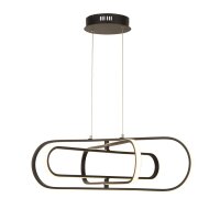 H&auml;ngelampe LED Schwarz einstellbare Lichtfarbe B: 80 cm