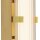 LED Wandleuchte Bad 63 cm IP44 Glas Metall in Gold