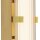 LED Wandlampe IP44 Glas Metall in Gold 43 cm Bad Spiegel