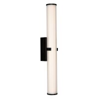 LED Badezimmerleuchte Wand 63 cm IP44 Glas Metall 3000 K