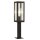 Außenlampe IP44 E27 45 cm Schwarz Glas Edelstahl Modern