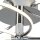 LED Deckenleuchte Wohnzimmer Chrom Weiß 3000 K B: 56 cm