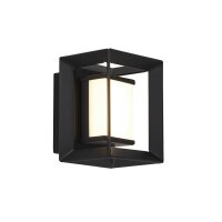LED Wandleuchte Badezimmer IP44 Schwarz Weiß 3000 K...