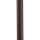 Außenleuchte Garten IP44 E27 110 cm Rostbraun Glas Metall
