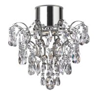 Deckenlampe IP44 Kristall Ø 36 cm GU10 Chrom...