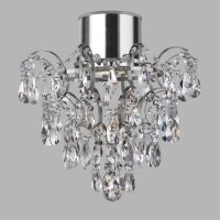 Deckenlampe IP44 Kristall Ø 36 cm GU10 Chrom...