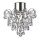 Deckenlampe IP44 Kristall Ø 36 cm GU10 Chrom Badezimmer