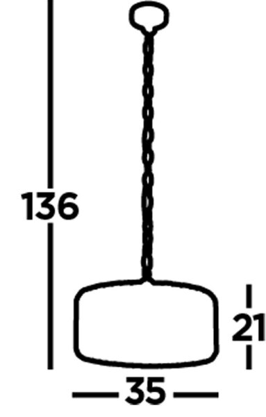 Art Déco Pendelleuchte rund Ø 35 cm Kristall Rauchglas