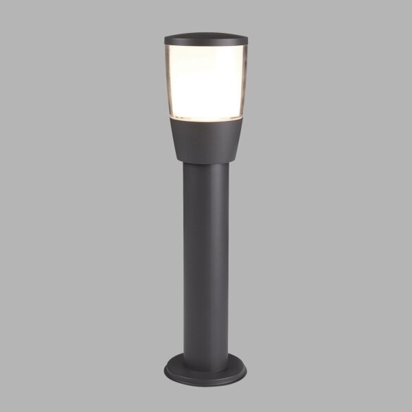 Stehleuchte außen IP44 E27 45 cm Anthrazit Weiß