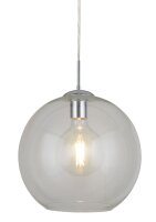 Pendelleuchte Kugel Schirm &Oslash; 30 cm Glas E27 H: max. 1,2 m