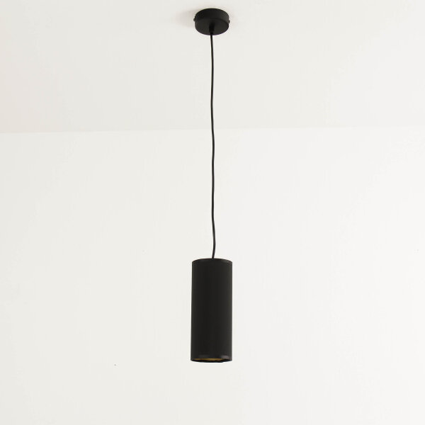 Hängelampe Wohnzimmer Esstisch Ø8,5cm Schwarz