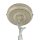 Kristall Kronleuchter Floral in Shabby Creme Gold Ø 50 cm