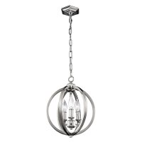 Pendelleuchte Metall in Nickel Modern rund Esstisch