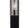 Pollerleuchte Edelstahl IP44 E27 45 cm Schwarz Rauchgrau