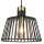 Pendelleuchte Schwarz Messing E27 Ø 30 cm Metall