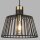 Pendelleuchte Schwarz Messing E27 Ø 30 cm Metall