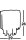 Wandlampe Kristall B: 29 cm Rauchglas Art Déco 2x E14