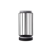 LED Tischleuchte Schwarz Weiß 33 cm Ø 16 cm...