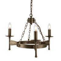 Schmiedeeisen Kronleuchter &Oslash;60cm mittelalterlich