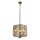 Pendelleuchte Kristall Ø 38 cm in Messing Antik Champagner E14