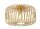 Deckenlampe Metall in Gold E27 Ø 40 cm rund Retro Design