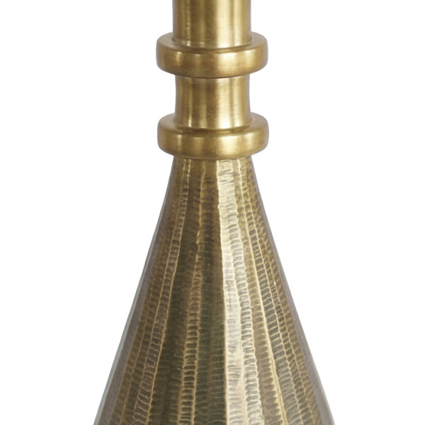 Gestell für Tischlampe E27 H: 50 cm Messing antik massiv