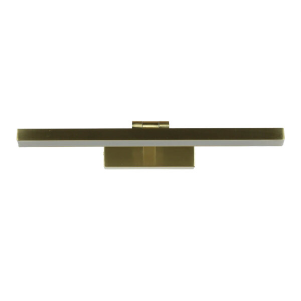 LED Bilderleuchte mit Schalter in Messing 3000 K B: 39 cm
